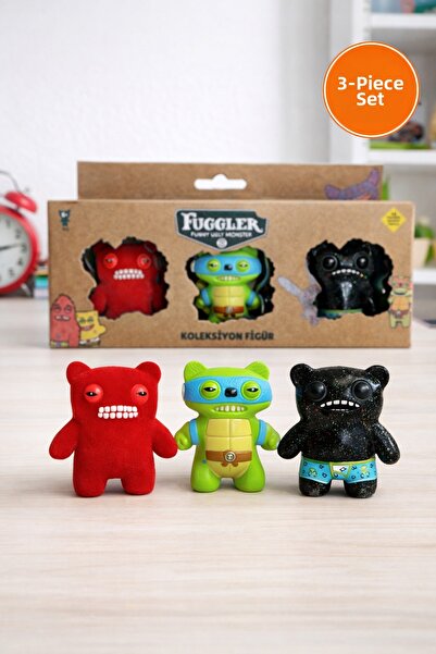 TOYFEST Fuggler Funny Ugly Monster 3-Piece Collectible Figure Set – Colorful ...