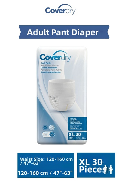 Coverdry Adult Patient Diapers with Panties Xlarge 30 Pieces
