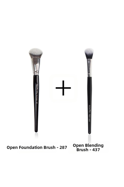 nascita Angled Foundation Brush + Angled Concealer Brush