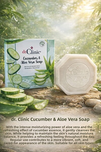Dr. Clinic Cucumber & Aloe Vera Soap Moisturizing / Mouisturizer 100 g