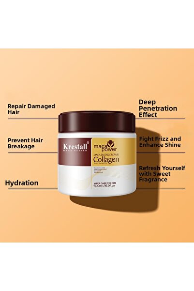 LUCK CHERIE PROFESSIONAL قناع كارسيل للعناية بالشعر بالكولاجين - للشعر الجاف ...