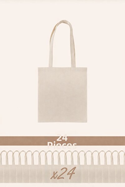 SADEN HOME Geantă din pânză brută, fără imprimeu, 100% bumbac |   35x40 cm | ...