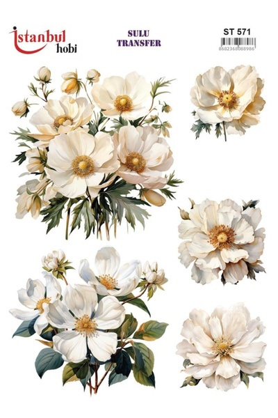 İstanbul Hobi Water Transfer Paper 25X35Cm St-571