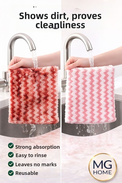 VENON ♥️ 3 قطع من القماش المنفوش - للمطبخ - قماش تجفيف الأطباق - قماش ناعم عا...