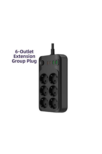 Epilons 6-outlet power strip zenvi̇a-4567
