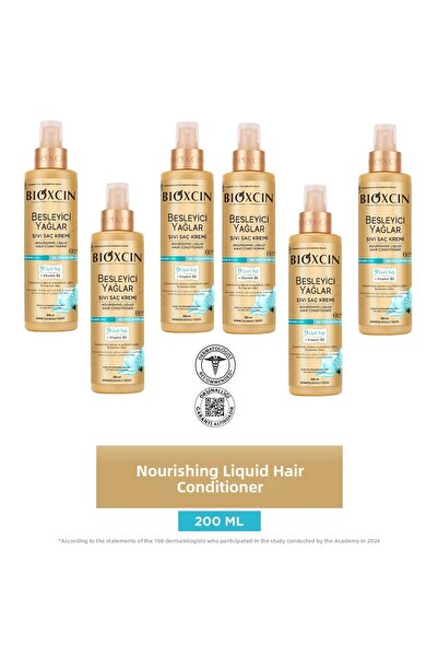 Bioxcin Nourishing Oils Liquid Conditioner 200 ml - Sulfate-Free Dry and Dama...