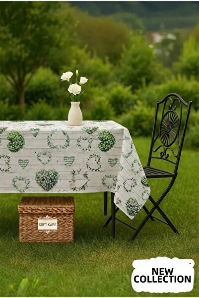Soft Kare Pvc Fiber Tablecloth – Wipeable, Waterproof, Modern Pattern, for Ki...