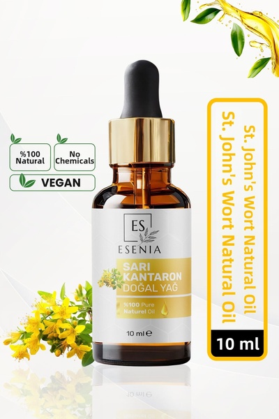 ES ESENIA زيت نبتة سانت جون الأصفر 100% نقي وطبيعي زيت عشبي أساسي برتقالي 10 مل