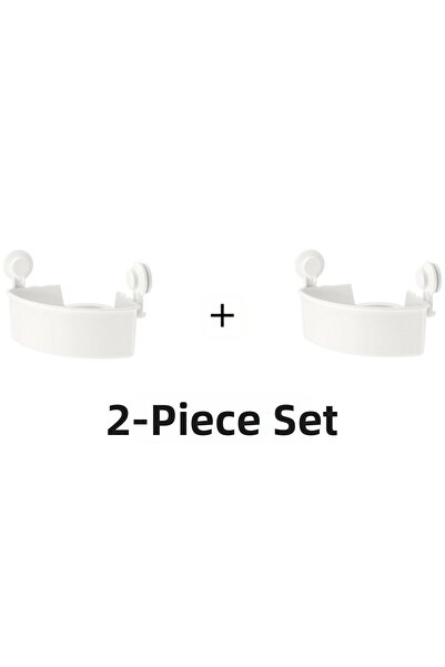 IKEA Coș de duș TISKEN, 2 piese, alb