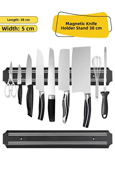 Macrostar Suport magnetic pentru cuțite 38 cm Organizator puternic pentru ech...