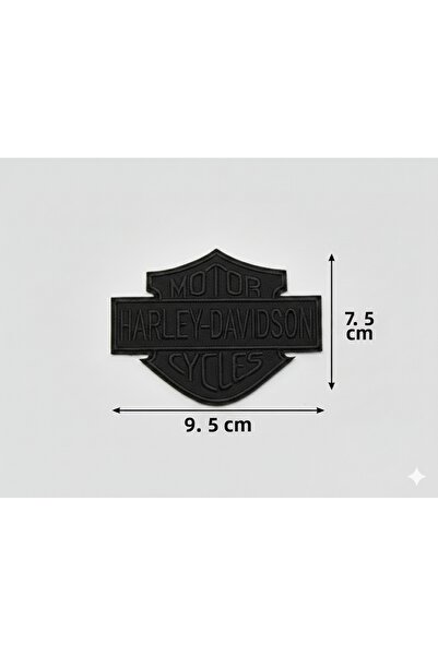 fema aksesuar Iron-On Patch - Motor - Harle-Y Davidso-N Black 9.5X7.5 cm