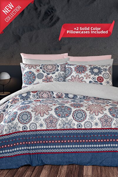 MYSTORY HOME COLLECTION 4-Piece Double Duvet Cover Set Star