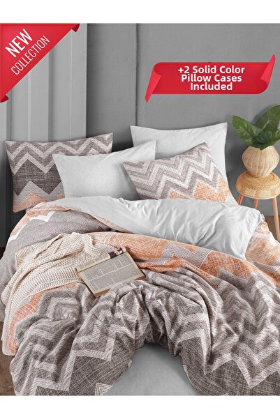 MYSTORY HOME COLLECTION Set cuvertură dublă pentru pilota cu 4 perne Superior