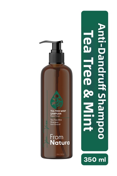 From Natura شامبو شجرة الشاي بالنعناع المضاد للقشرة 350 مل