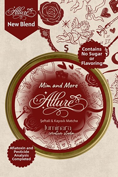 Mim and More لومينارا ستوديو × ألور ماتشا - ماتشا بنكهة الخوخ والمشمش، 25 جرام