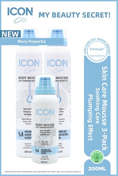 ICON Care Hyaluronic Acid Skin Care Foam 200+200+100 ml