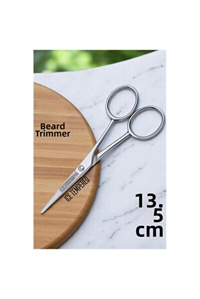 shopwave مقص شارب من الفولاذ الكوبالت 702 من آيس - مقص تشذيب اللحية والشارب م...