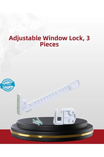 shopwave Safety Lock Set for Inward Opening Windows, 3 Pieces