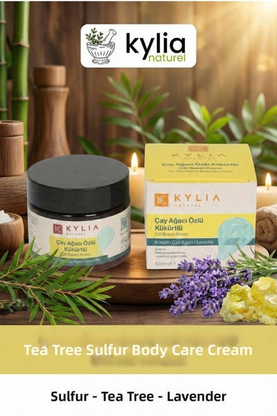 KYLİA كريم بخلاصة شجرة الشاي والكبريت 100 مل.