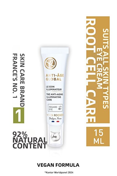 Yves Rocher Eye Cream That Reduces the Appearance of Wrinkles and Brightens t...