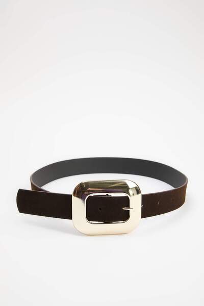 Trendyol Collection Brown Wide Belt