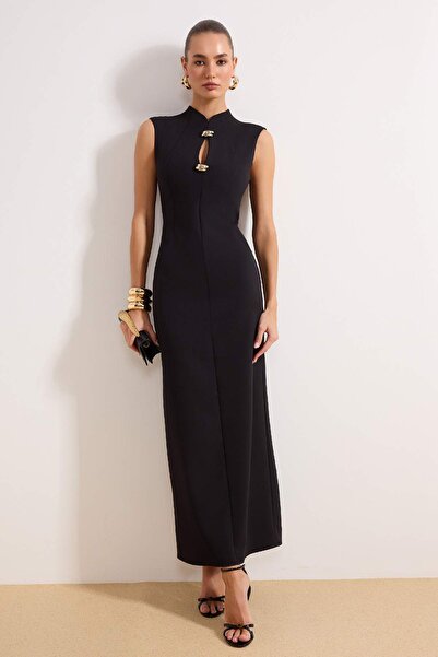 Trendyol Collection Rochie de seară și rochie de absolvire maxi țesute cu det...