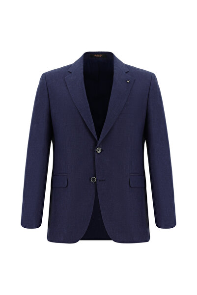 Abdullah Kiğılı 7 Drop Slim Fit Κλασικό Λινό Μπουφάν