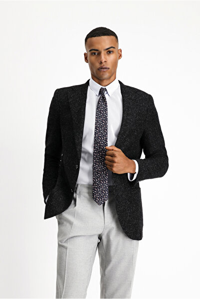 Kiğılı Slim Fit Dobby Wool Classic Jacket