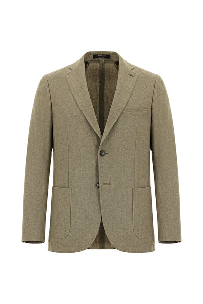 Abdullah Kiğılı 6 Drop Regular Fit Standard Cut Sports Wool Jacket