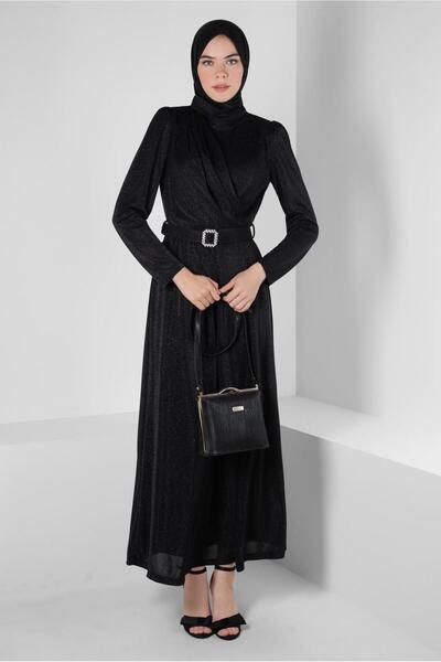 Alvina KEMERLİ SİMLİ ABİYE ELBİSE 50270