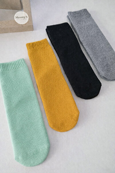 Moonys Socks Collection Havlu Çocuk Çorap Seti 4'lü - Kaydırmaz Tabanlı Özel ...