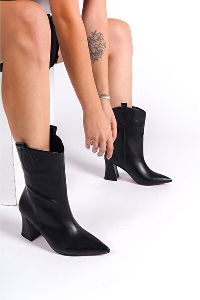 Ayakkabı Ateşi Black Skin Design Cizme de damă Pantofi cu toc joasă Berry