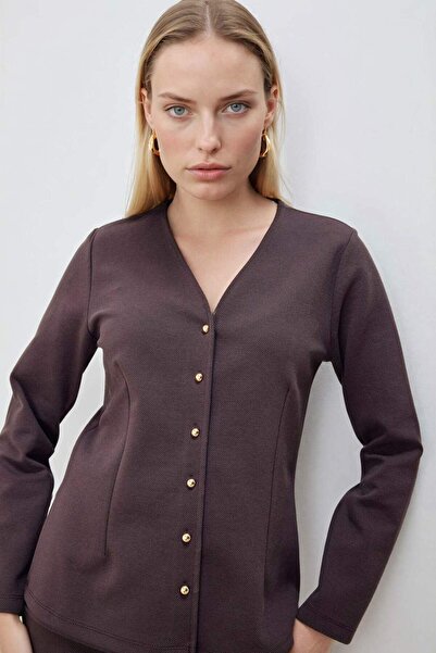 DeFacto Regular Fit V-Neck Cardigan G9178Ax26Sp