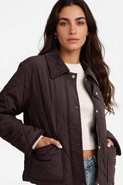 DeFacto Waterproof Regular Fit Polo Collar Snap Pocket Jacket E8695Ax25Au