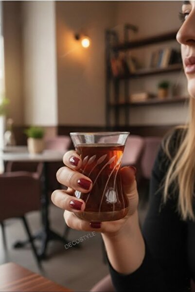 Paşabahçe Mila 6-Piece Paşabahçe Thin Waist Tea Glass 125cc
