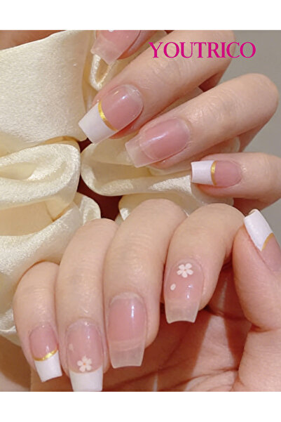 Youtrico 22 Fingers Glitter Nail Polish Stickers Self-Adhesive DIY