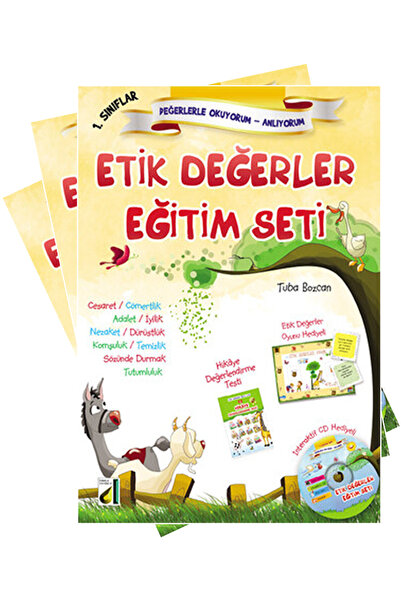 Damla Yayınevi ETİK DEĞERLER EĞİTİM SETİ-1. SINIF (10 KİTAP)