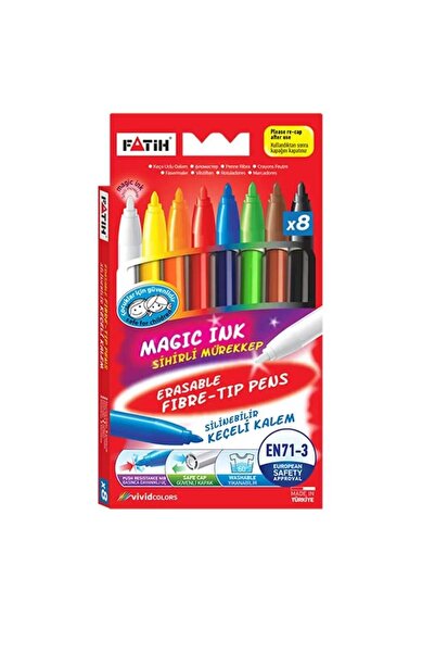 Fatih Magıc Ink Silinebilir Keçeli Kalem,8 Li
