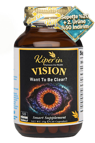 Kiperin Vision | Göz & Net Görüş | Çinko, Selenyum, Astaksantin, Lutein, Safr...