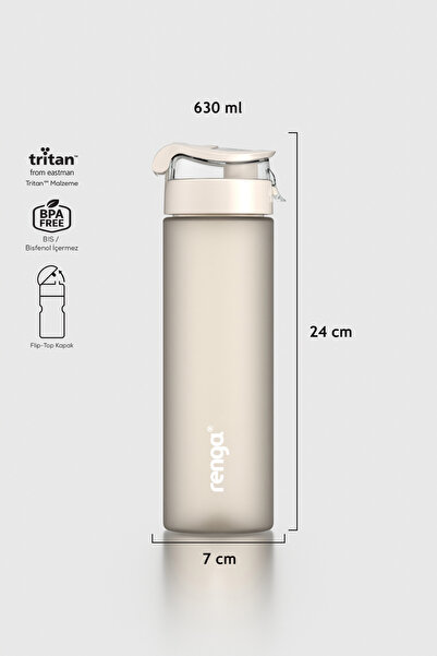 Renga Atlas 630 ml Mat Tritan Matara 912113 Bej