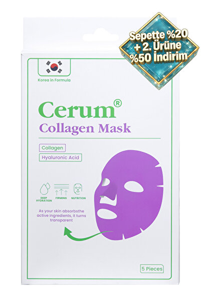 Cerum Yüzde Eriyen Kolajen Maskesi | Kolajen - Hyaluronik Asit - Probiyotik |...