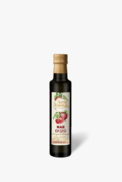 Nermin Hanım Zeytinliği Doğal Ev Yapımı Nar Ekşisi Sosu Cam Şişe 250ml