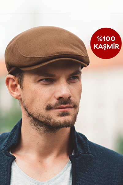 Capstories قبعة كاجوال بنية اللون من قماش الصوف للخريف والشتاء مقاس قياسي للر...