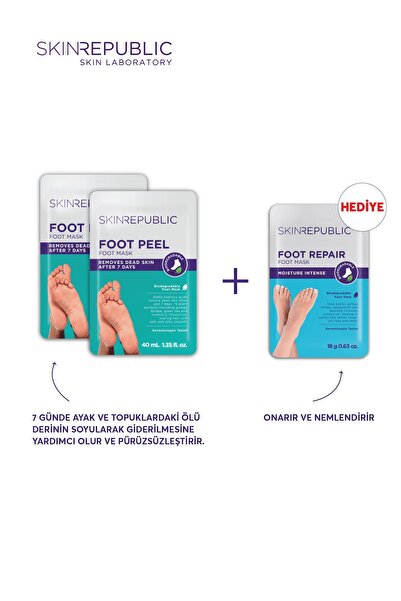 Skin Republic Peeling Etkili Yenileyici Ayak Maskesi