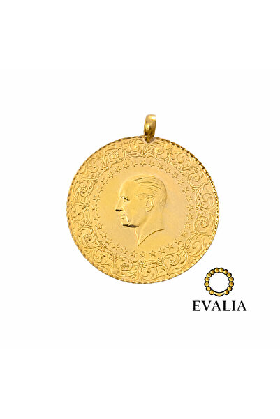 Evalia Takı Çeyrek Altın Kaplama Kolye Ucu