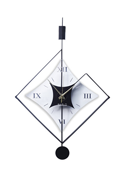 bablo Eksen Black Klasik Modern duvar saati Premium Duvar Saatleri