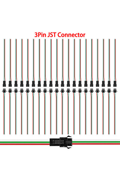 Choice 10 PCS 3P 2Pin 3Pin 4Pin 5Pin 6Pin Led JST Connector Male/Female Wire ...