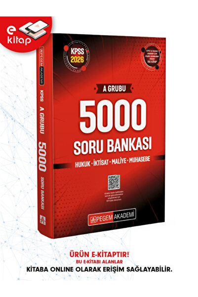 Pegem Akademi Yayıncılık 2026 KPSS A Grubu 5000 E-Soru Bankası