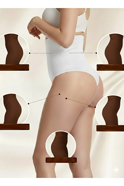 MİSTİRİK Lorica Model Large Size Non-Trace-Waisted Recovery String Seamless C...