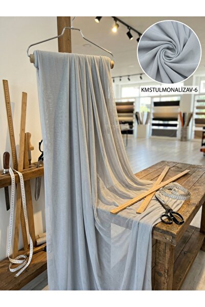 LEVENT ÖZEL Armül Dokulu Tül Perdelik Kumaş 100x330